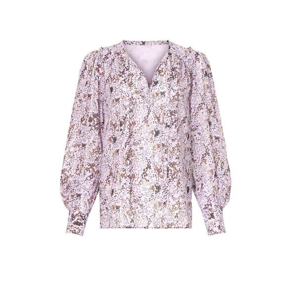 Derek Lam Collective Floral Tie Neck Top ♥️ - Picture 3 of 8